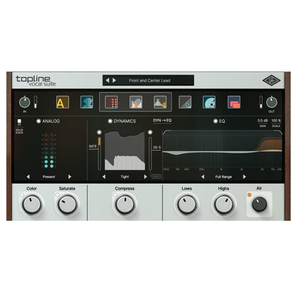 UNIVERSAL AUDIO Virtual Instruments UAD Topline Vocal Suite Audio Plug-in