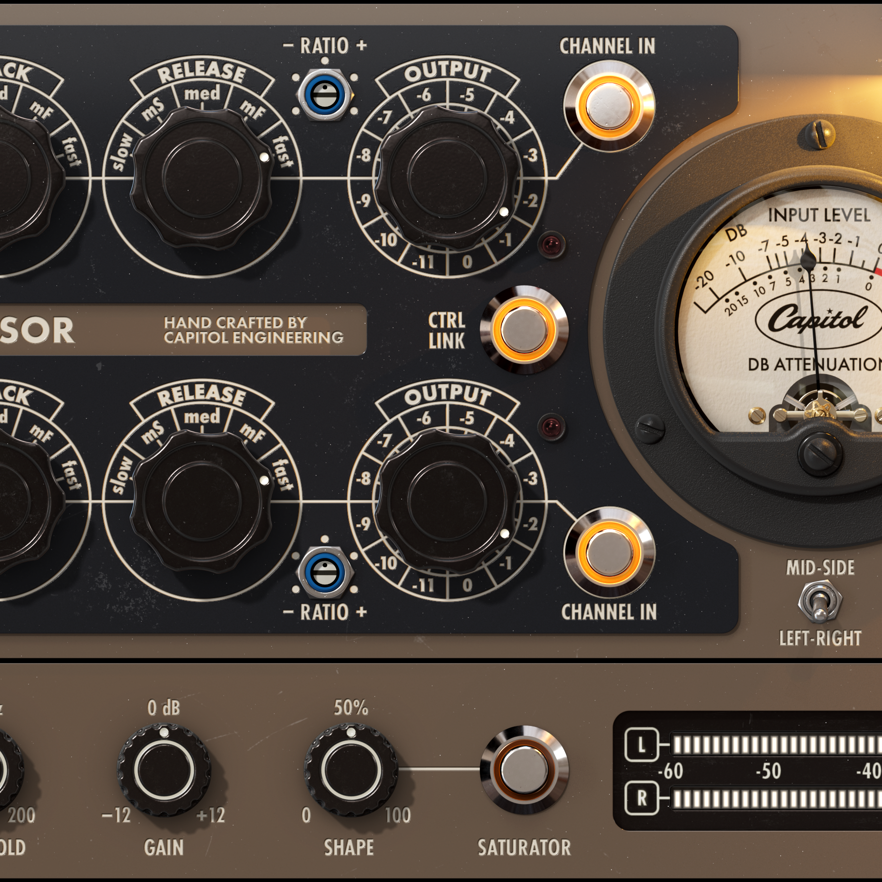 UNIVERSAL AUDIO Virtual Processors UAD Capitol Mastering Compressor: Mastering Compressor Plugin