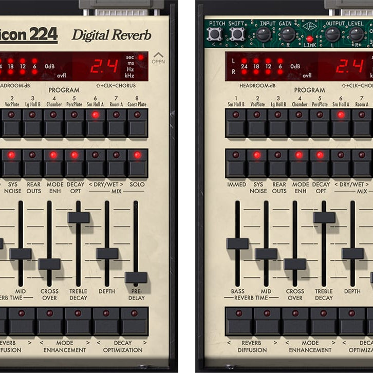 UNIVERSAL AUDIO Virtual Processors UAD Lexicon 224 Digital Reverb: Digital Reverb Plugin