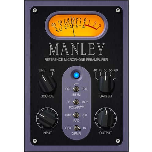 UNIVERSAL AUDIO Virtual Processors UAD Manley Tube Preamp: Tube Preamplifier Plugin