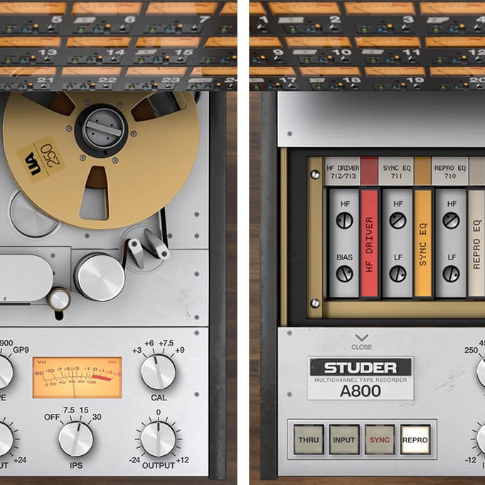 UNIVERSAL AUDIO Virtual Processors UAD Studer A800 Tape Recorder: Tape Recorder Plugin