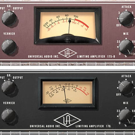 UNIVERSAL AUDIO Virtual Processors UAD UA 175B & 176 Tube Compressor Collection: Compressor Plugin Bundle