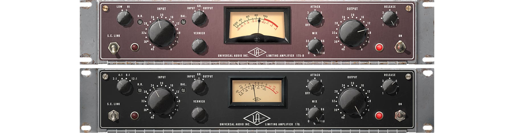 UNIVERSAL AUDIO Virtual Processors UAD UA 175B & 176 Tube Compressor Collection: Compressor Plugin Bundle