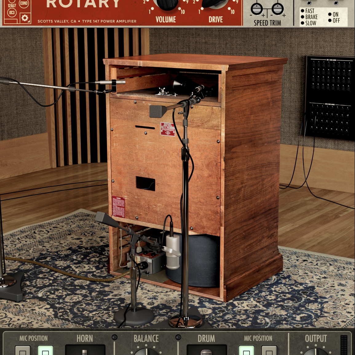 UNIVERSAL AUDIO Virtual Processors UAD Waterfall Rotary Speaker: Rotary Speaker Plugin