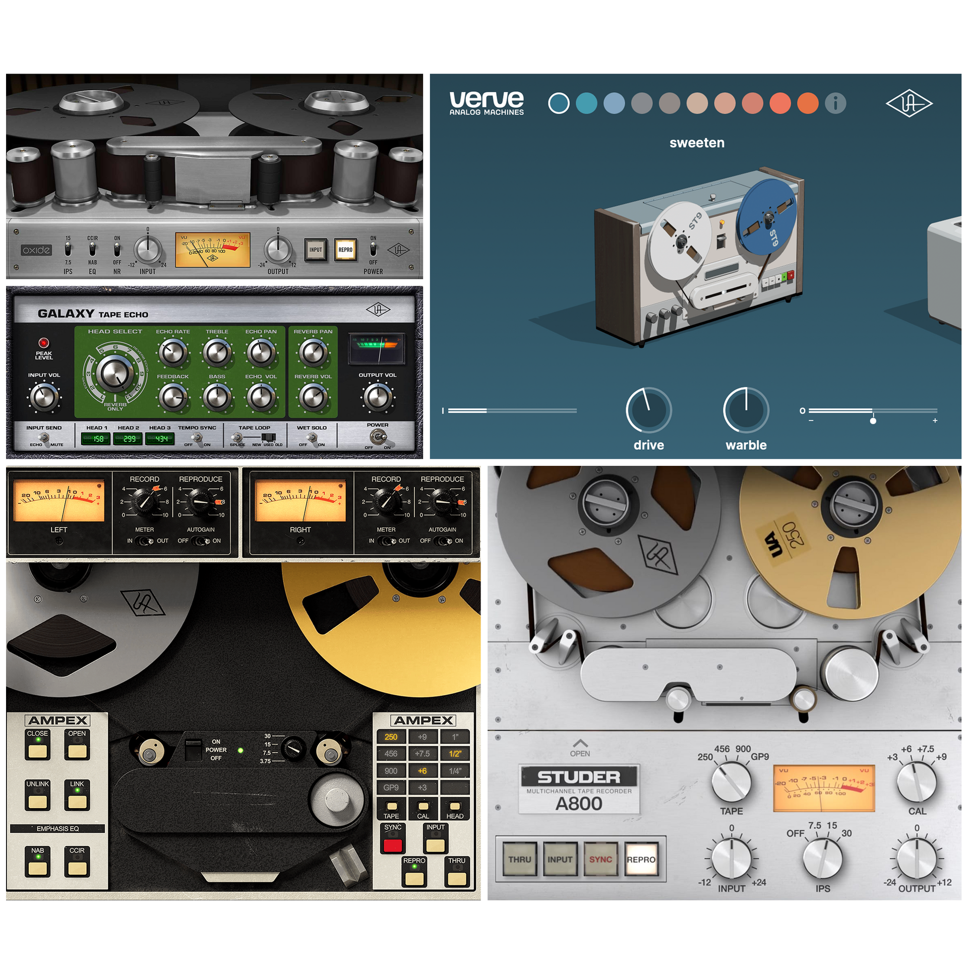 UNIVERSAL AUDIO Virtual Processors Universal Audio Analog Tape Bundle