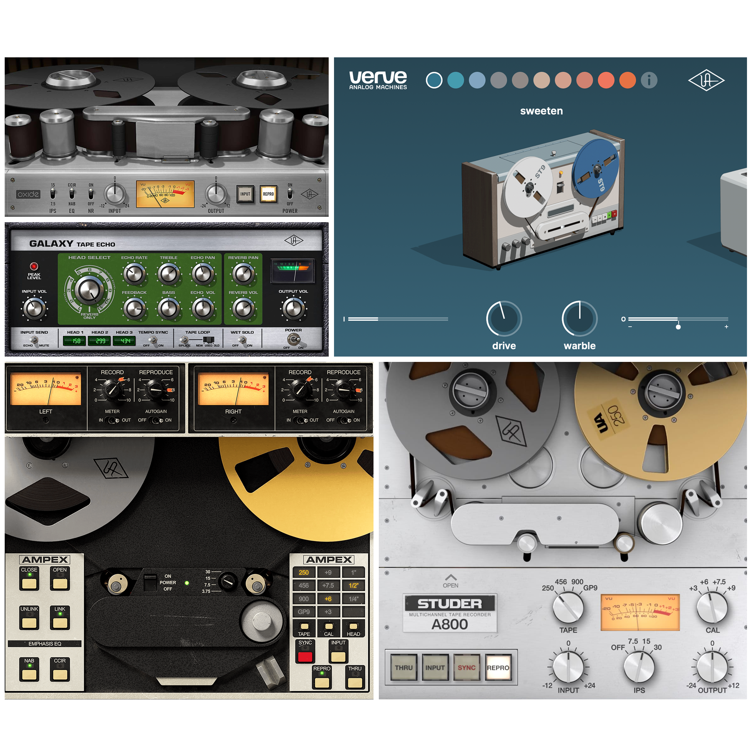 UNIVERSAL AUDIO Virtual Processors Universal Audio Analog Tape Bundle