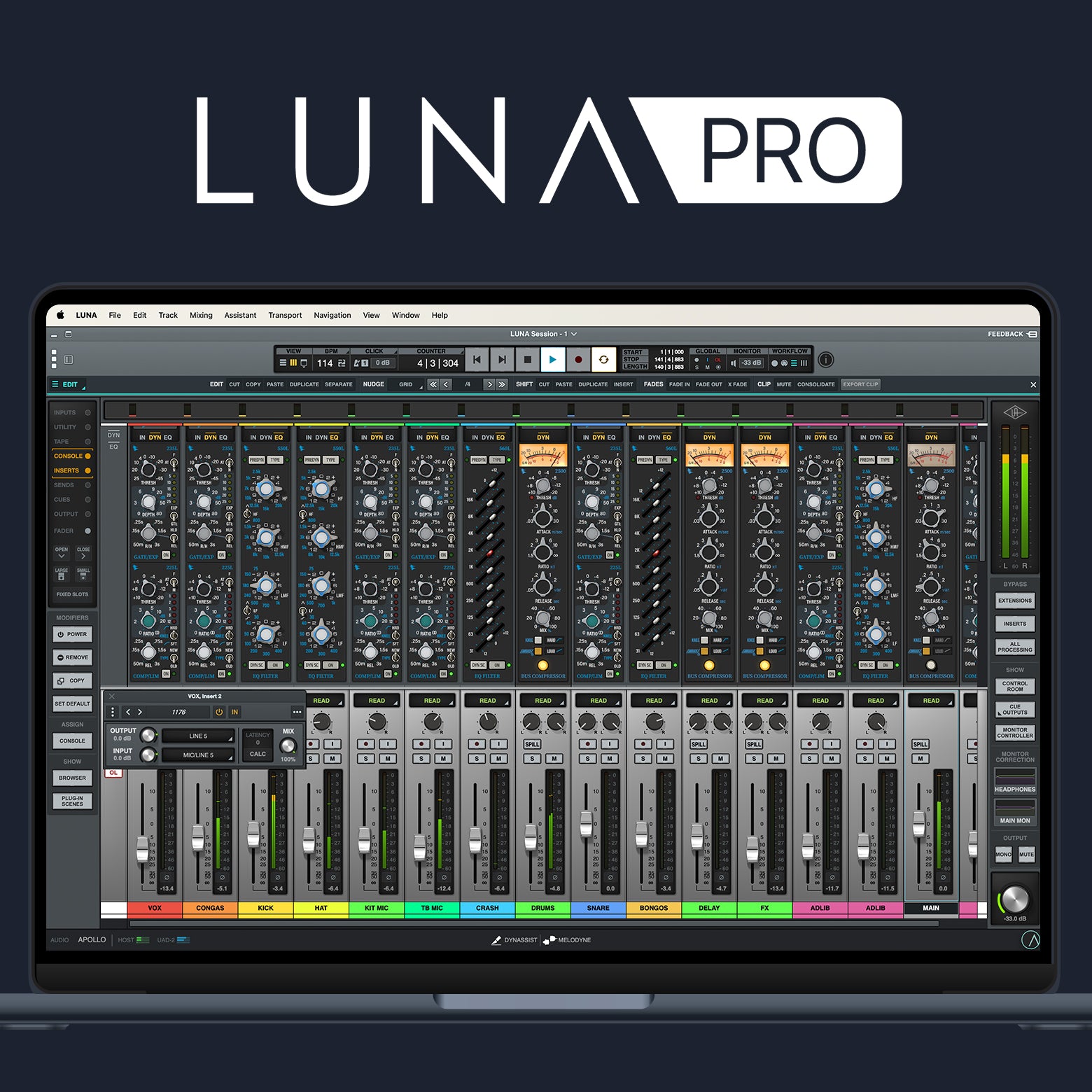 UNIVERSAL AUDIO Virtual Processors Universal Audio LUNA Pro Bundle 2