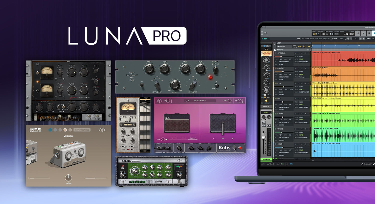 UNIVERSAL AUDIO Virtual Processors Universal Audio LUNA Pro Bundle 2
