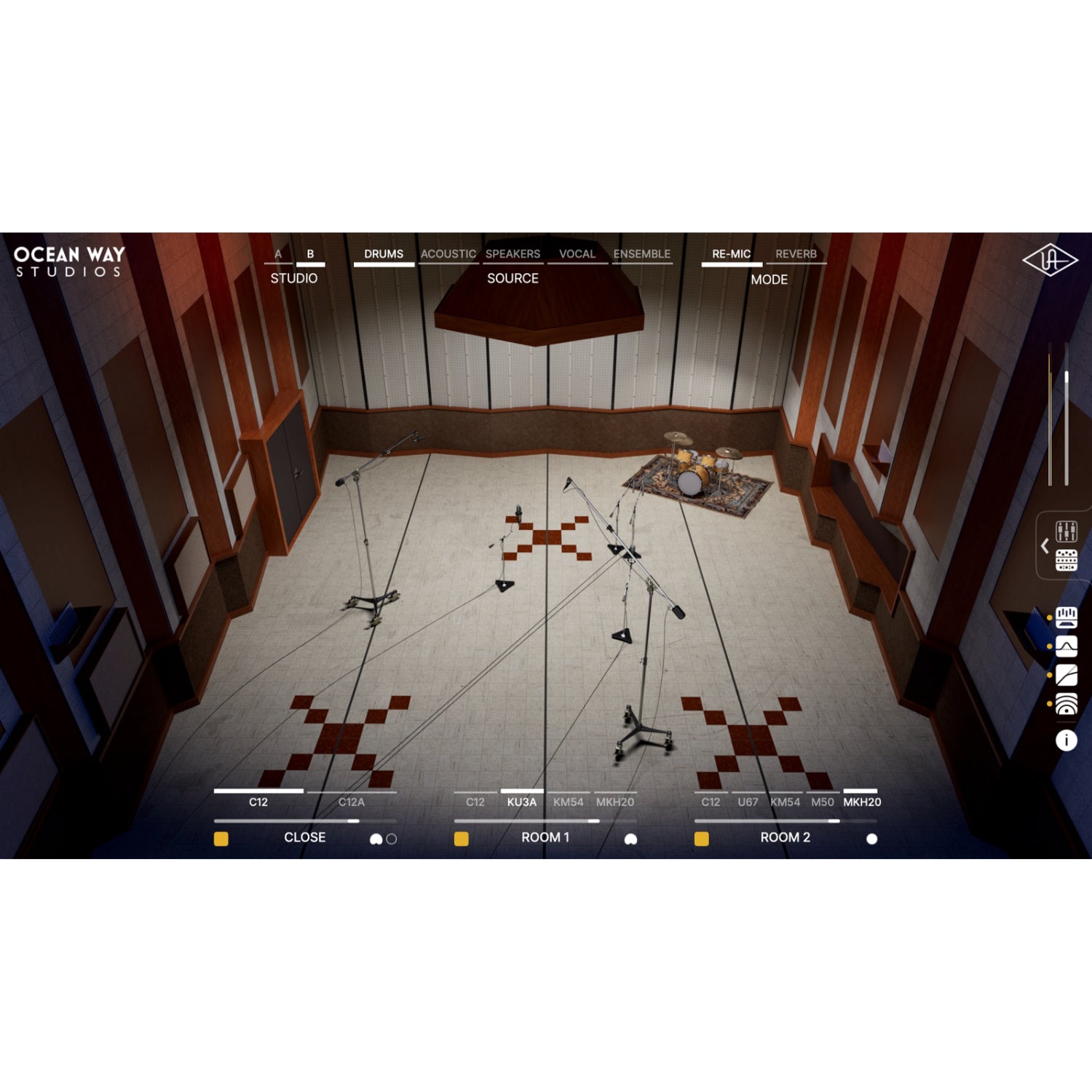 UNIVERSAL AUDIO Virtual Processors Universal Audio Ocean Way Studios Deluxe – Professional Audio Software & Plugin