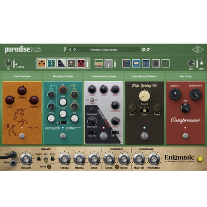 UNIVERSAL AUDIO Virtual Processors Universal Audio Paradise Guitar Studio – Professional Audio Software & Plugin