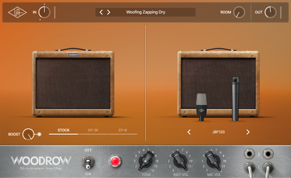 UNIVERSAL AUDIO Virtual Processors Universal Audio Woodrow '55 Instrument Amp