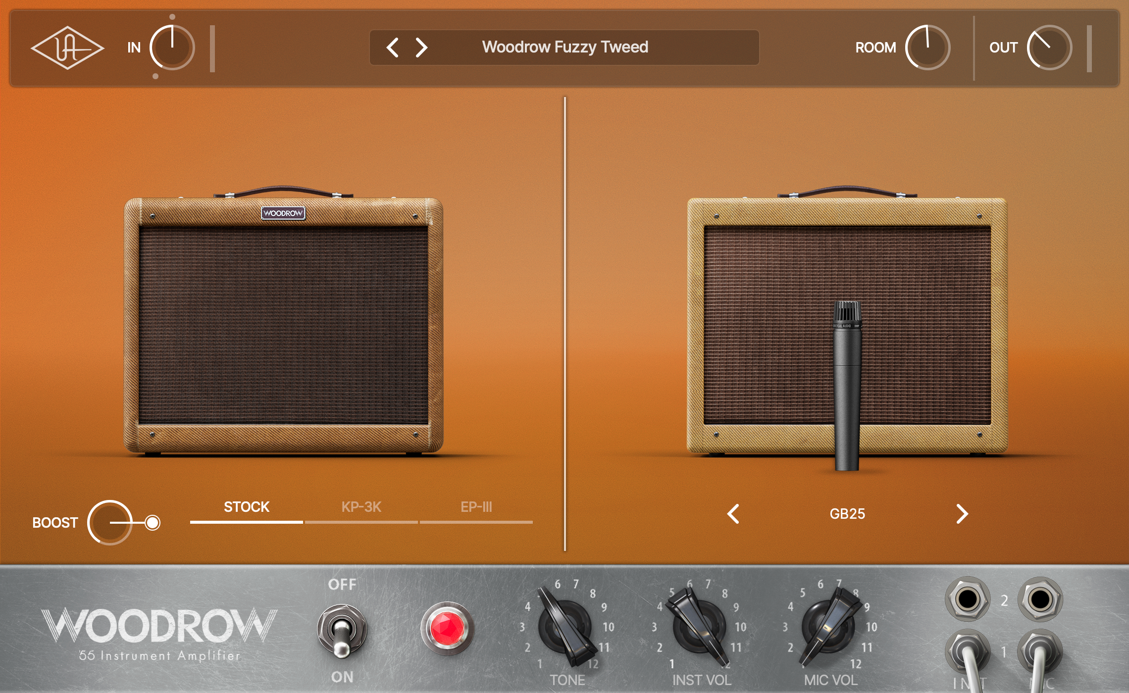 UNIVERSAL AUDIO Virtual Processors Universal Audio Woodrow '55 Instrument Amp