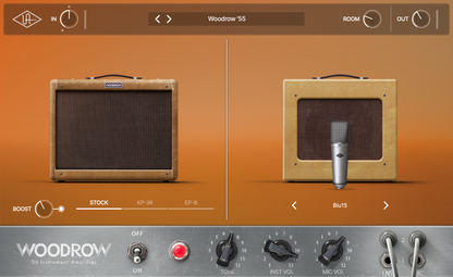 UNIVERSAL AUDIO Virtual Processors Universal Audio Woodrow '55 Instrument Amp