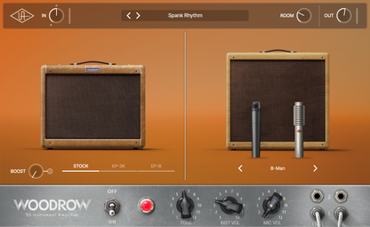 UNIVERSAL AUDIO Virtual Processors Universal Audio Woodrow '55 Instrument Amp