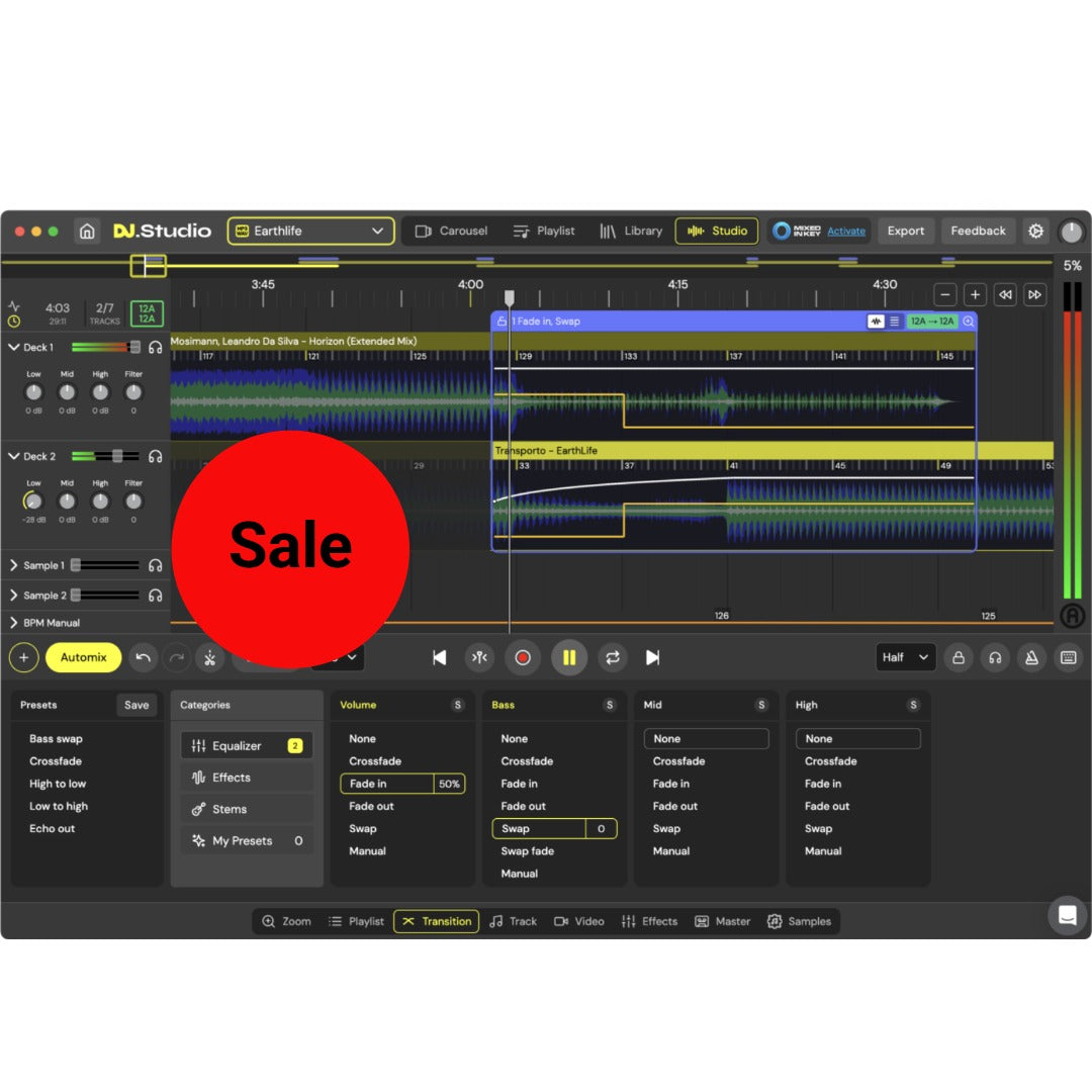 DJ.Studio Pro + Stems DJ Set DAW Software
