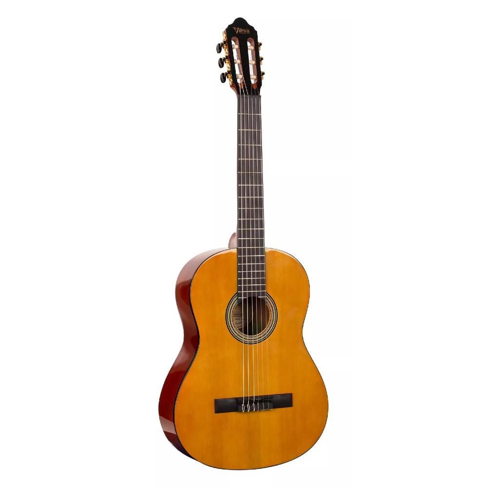 Valencia Classical Guitars Antique Natural Valencia VC263 3/4 Size High Gloss Classical Guitar