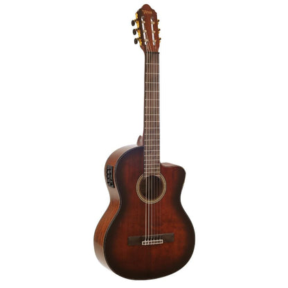 valencia classical guitars brown sunburst valencia vc564ce electro acoustic classical guitar 