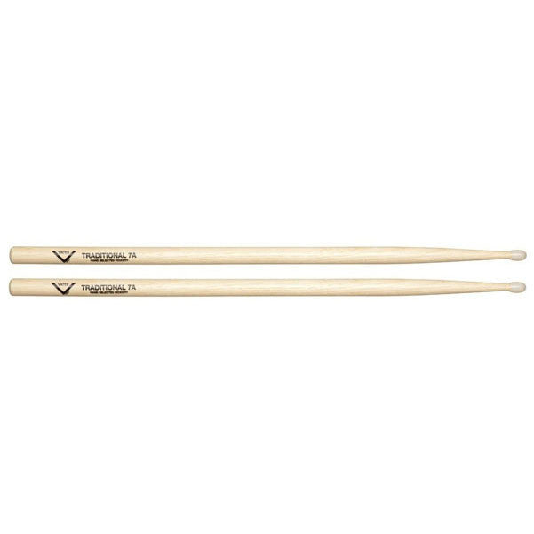 vater drumsticks vater traditional 7a nylon tip drum sticks