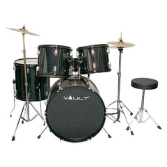 Vault Acoustic Drum Kits Black Vault Standard Acoustic Drum Kit