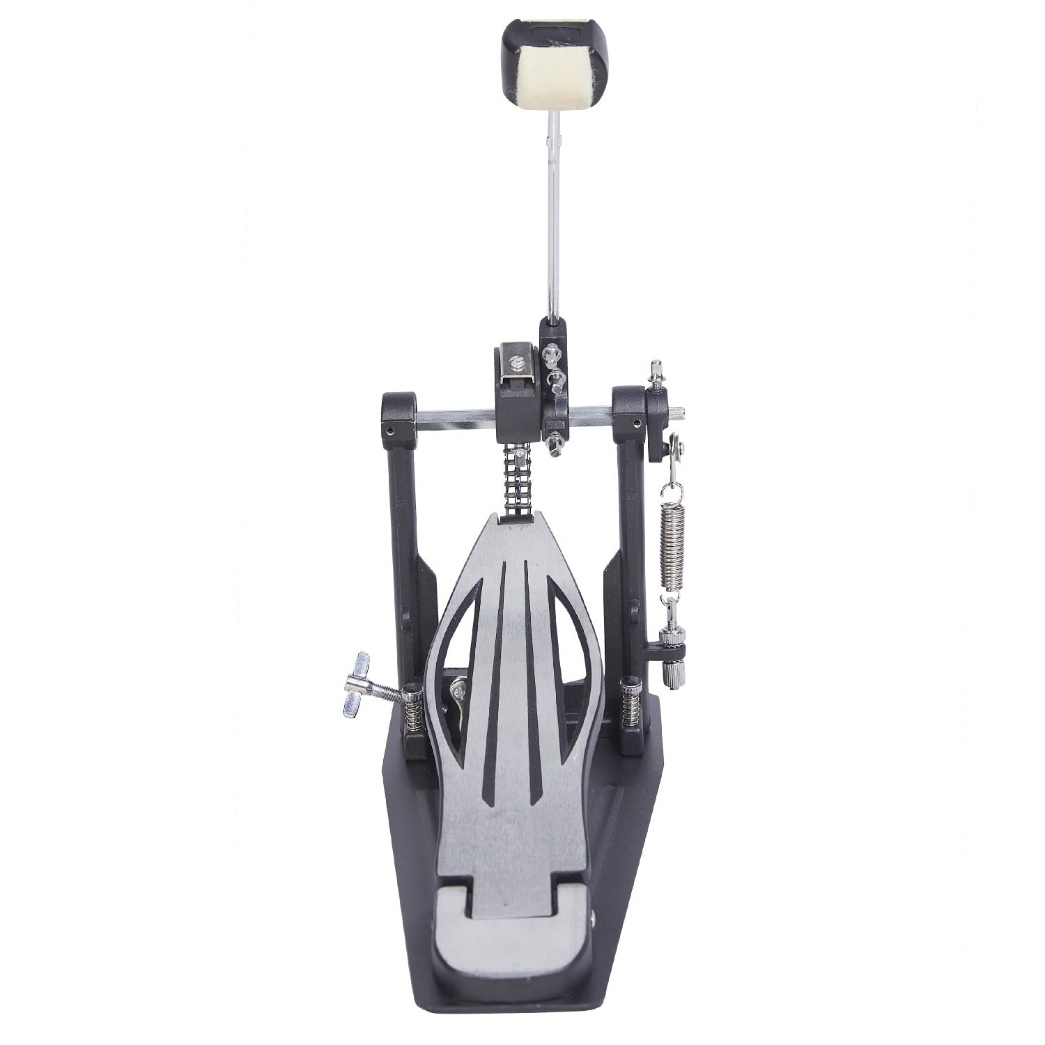 Vault Acoustic Drum Kits Vault Groover Plus 5-Piece Acoustic Drum Kit with Hardware, Cymbals & Throne    #color_striped-blue,size_22-inch
