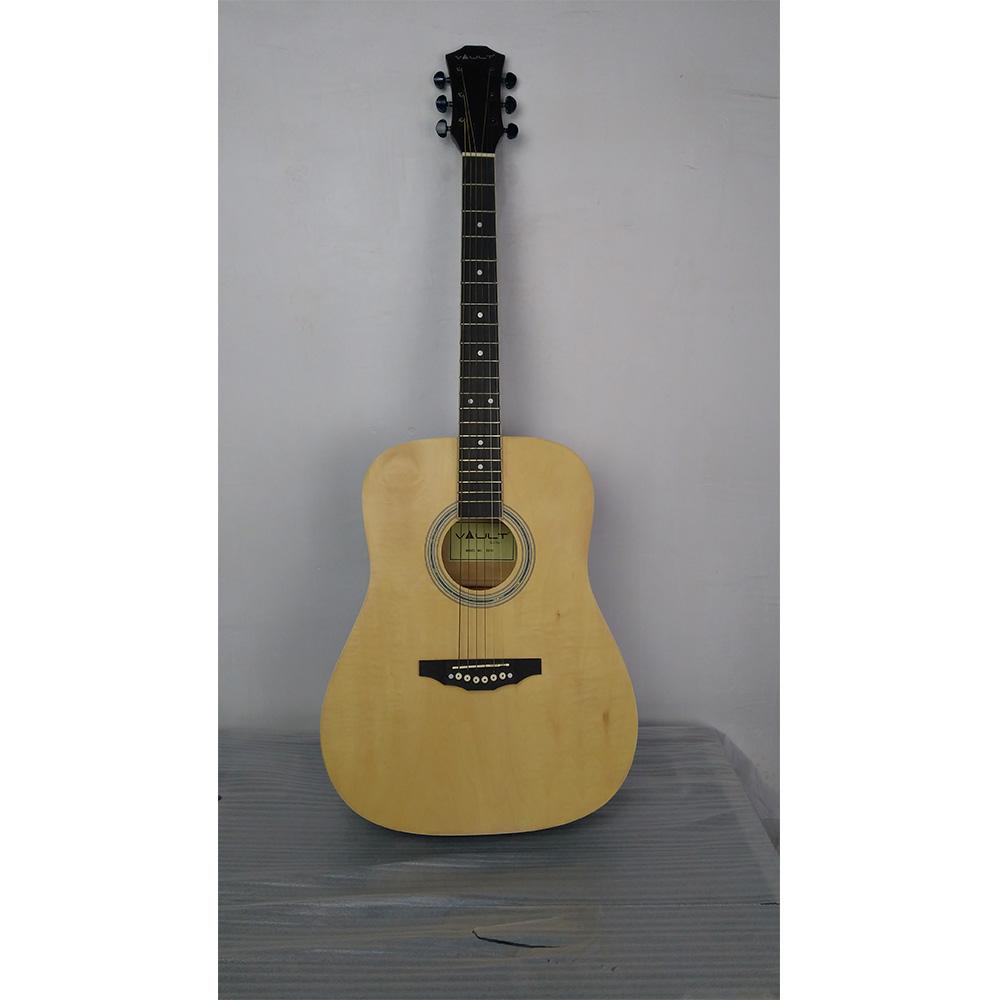 Vault Acoustic Guitars 348333 Vault ED-10D 41 inch Dreadnought Acoustic Guitar - Natural - Open Box B Stock