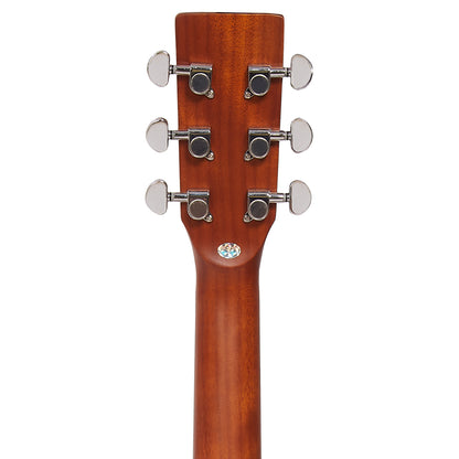 Vault Acoustic Guitars Natural Vault DA25 Dreadnought Shape Acoustic Guitar with Bubinga Back and Sides 