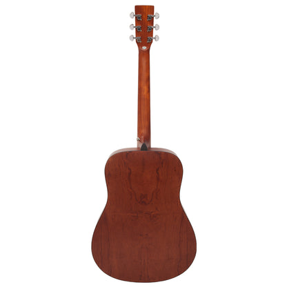 Vault Acoustic Guitars Natural Vault DA25 Dreadnought Shape Acoustic Guitar with Bubinga Back and Sides 