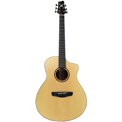 vault acoustic guitars vault artisan premium acoustic guitar with solid spruce top and solid mahogany back and sides - open box