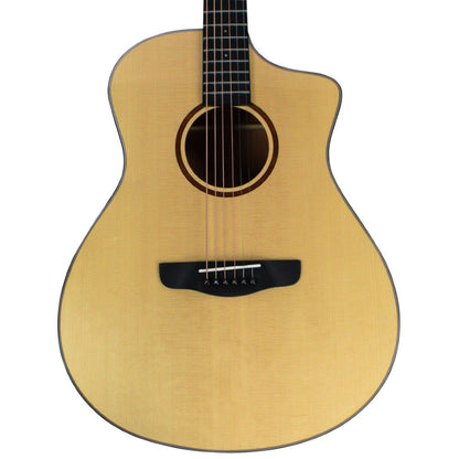 vault acoustic guitars vault artisan premium acoustic guitar with solid spruce top and solid mahogany back and sides - open box