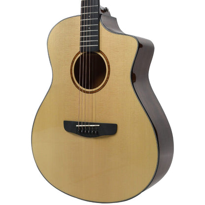 vault acoustic guitars vault artisan premium acoustic guitar with solid spruce top and solid mahogany back and sides - open box