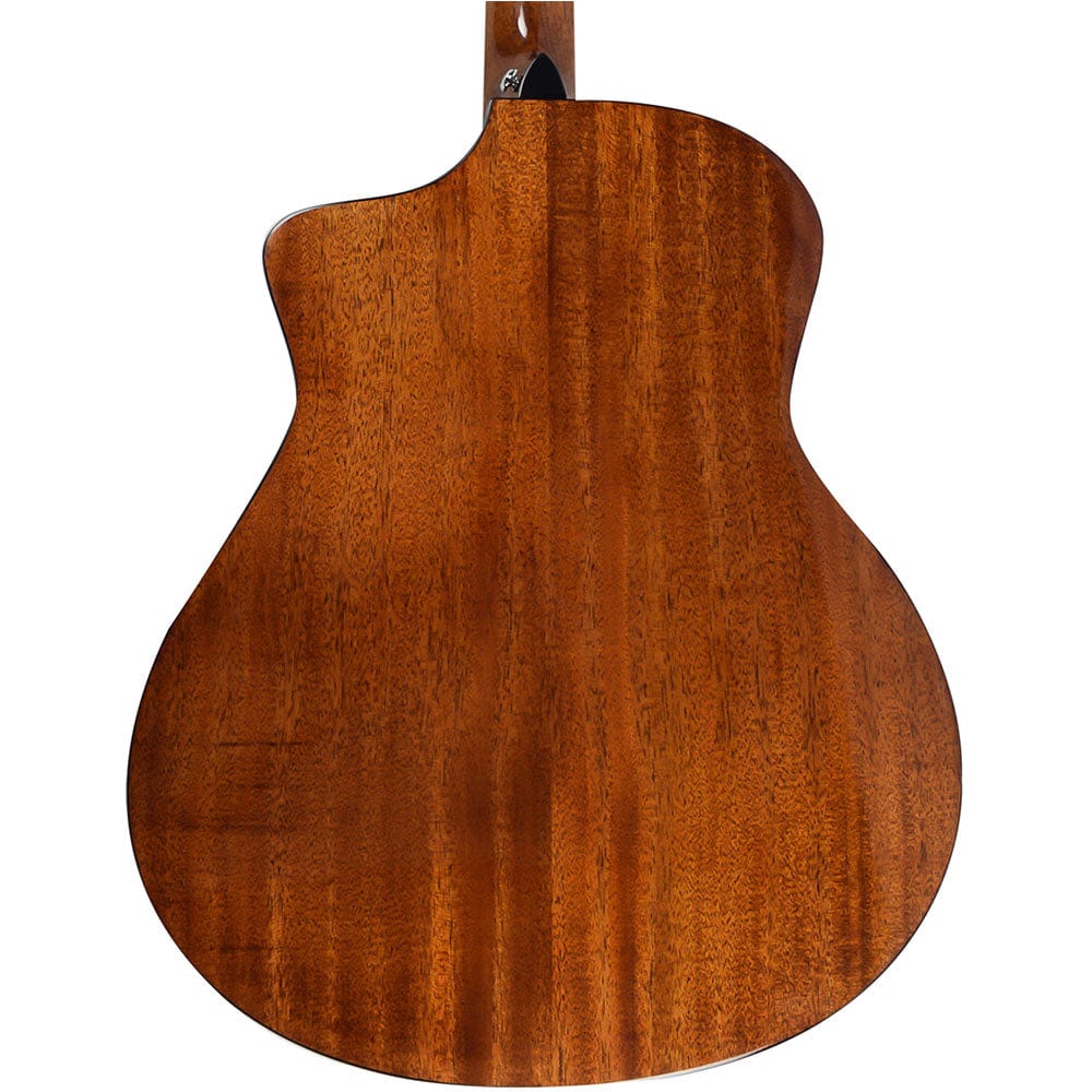 vault acoustic guitars vault artisan premium acoustic guitar with solid spruce top and solid mahogany back and sides - open box