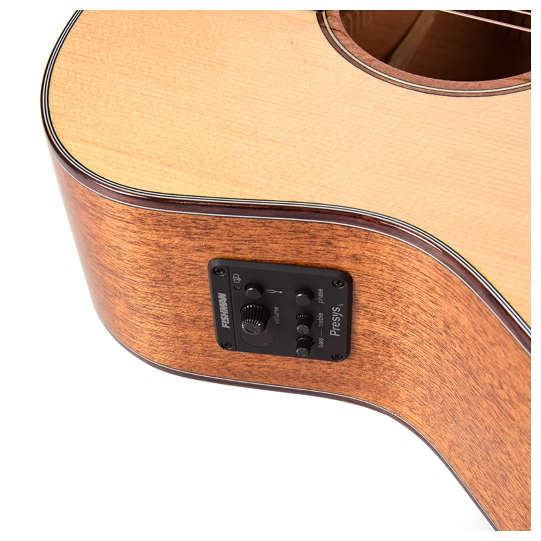 Vault Acoustic Guitars Vault Artisan Premium Electro-Acoustic Guitar with Solid Spruce Top, Solid Mahogany Back and Sides and Fishman Pickup#type_ElectroAcoustic