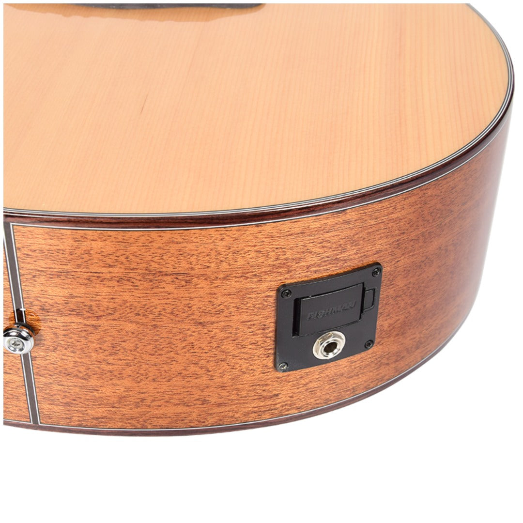 Vault Acoustic Guitars Vault Artisan Premium Electro-Acoustic Guitar with Solid Spruce Top, Solid Mahogany Back and Sides and Fishman Pickup#type_ElectroAcoustic