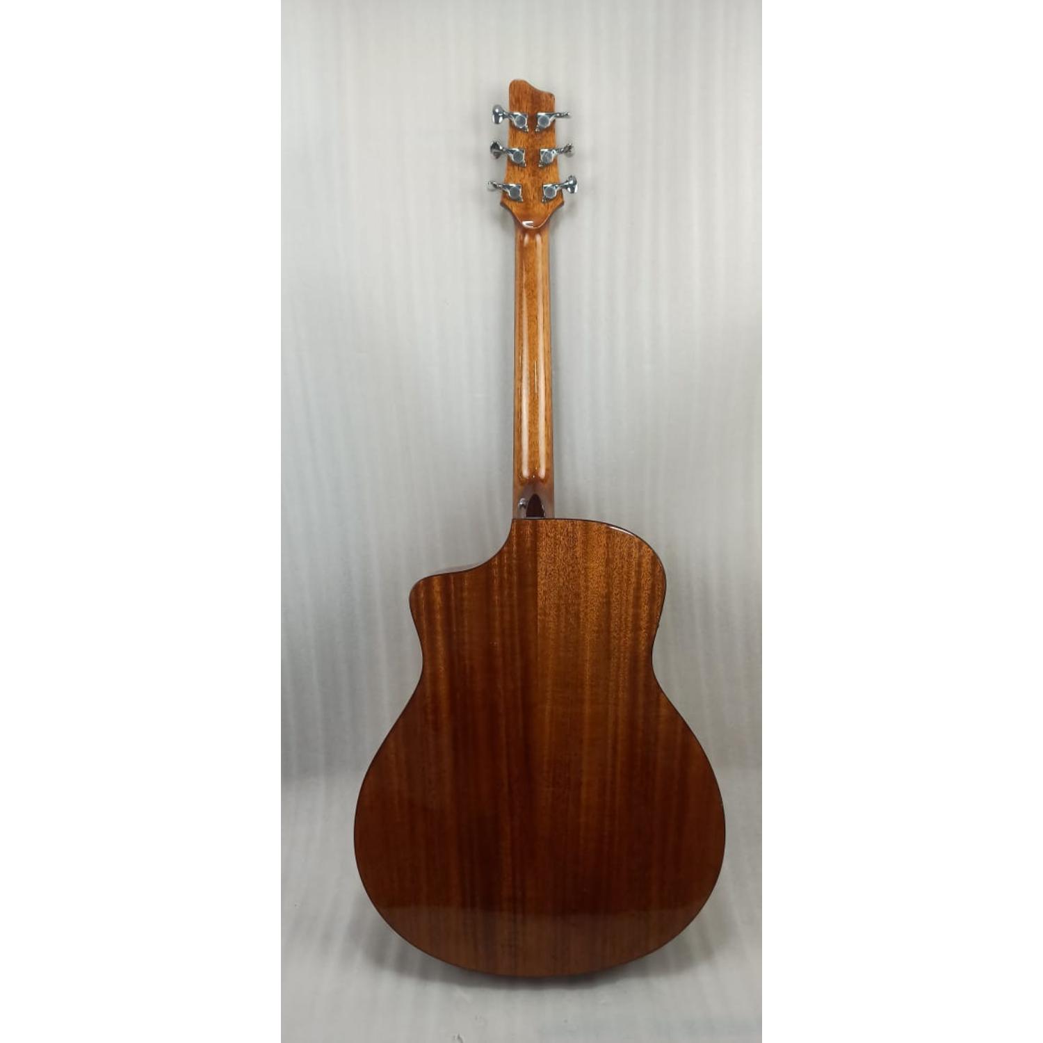 Vault Acoustic Guitars Vault Artisan Premium Electro-Acoustic Guitar with Solid Spruce Top, Solid Mahogany Back and Sides and Fishman Pickup - Open Box 