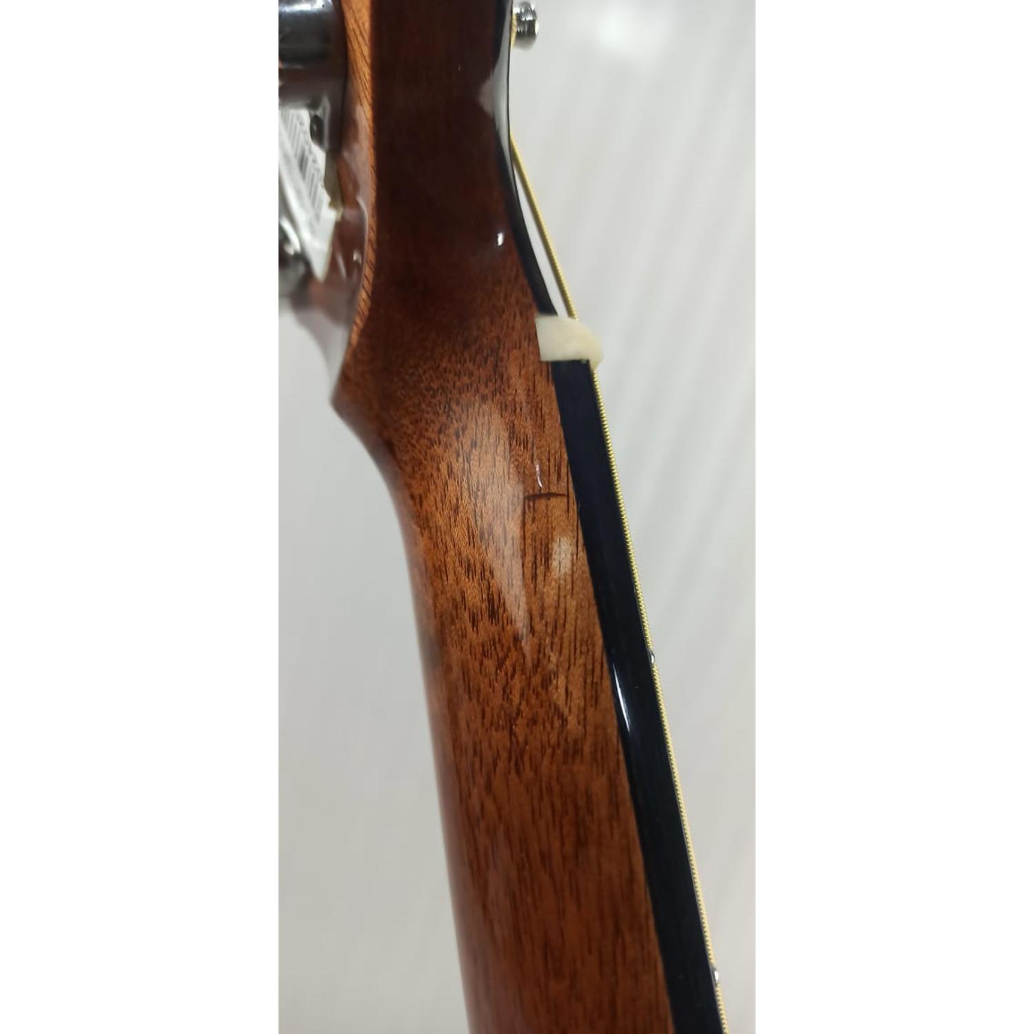 Vault Acoustic Guitars Vault Artisan Premium Electro-Acoustic Guitar with Solid Spruce Top, Solid Mahogany Back and Sides and Fishman Pickup - Open Box B Stock