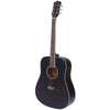 Vault Acoustic Guitars Vault DA20 Dreadnought Acoustic Guitar Kit #color_matt-black 
