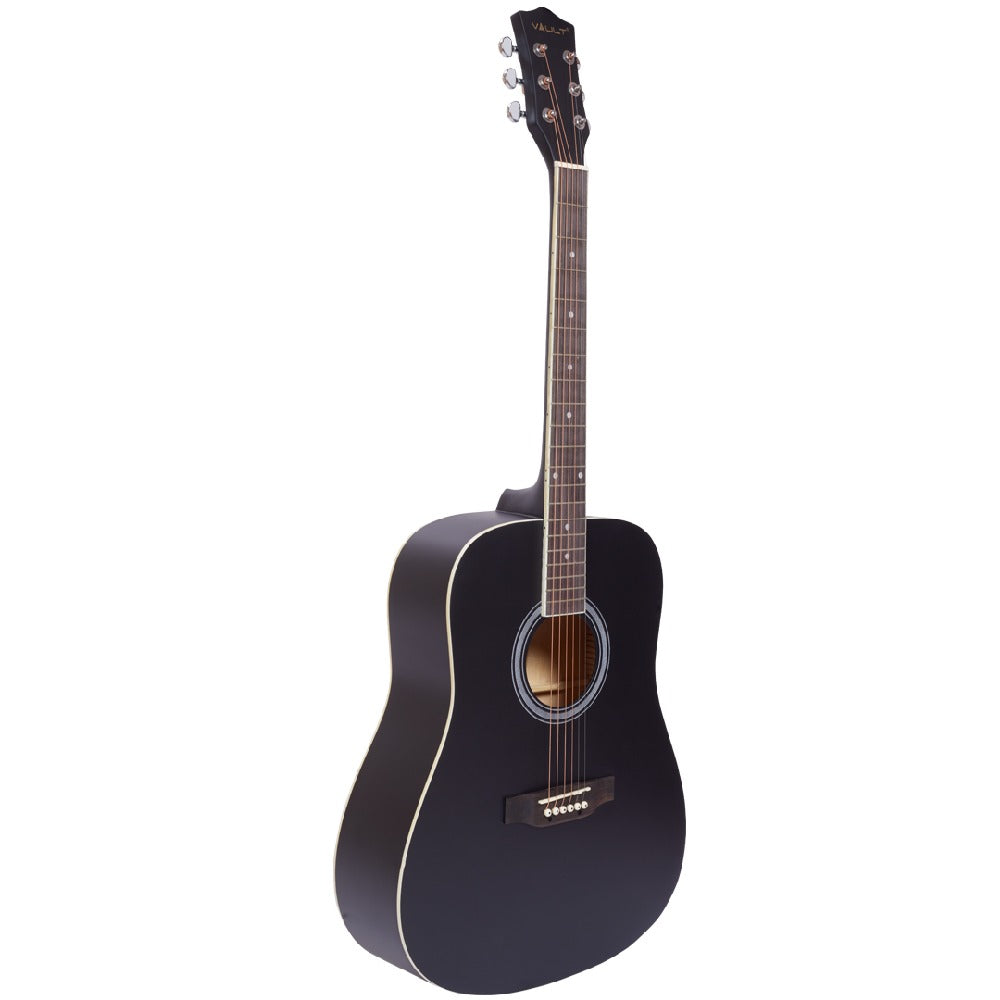 Vault Acoustic Guitars Vault DA20 Dreadnought Acoustic Guitar Kit #color_matt-black 