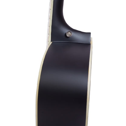 Vault Acoustic Guitars Vault DA20 Dreadnought Acoustic Guitar Kit #color_matt-black 
