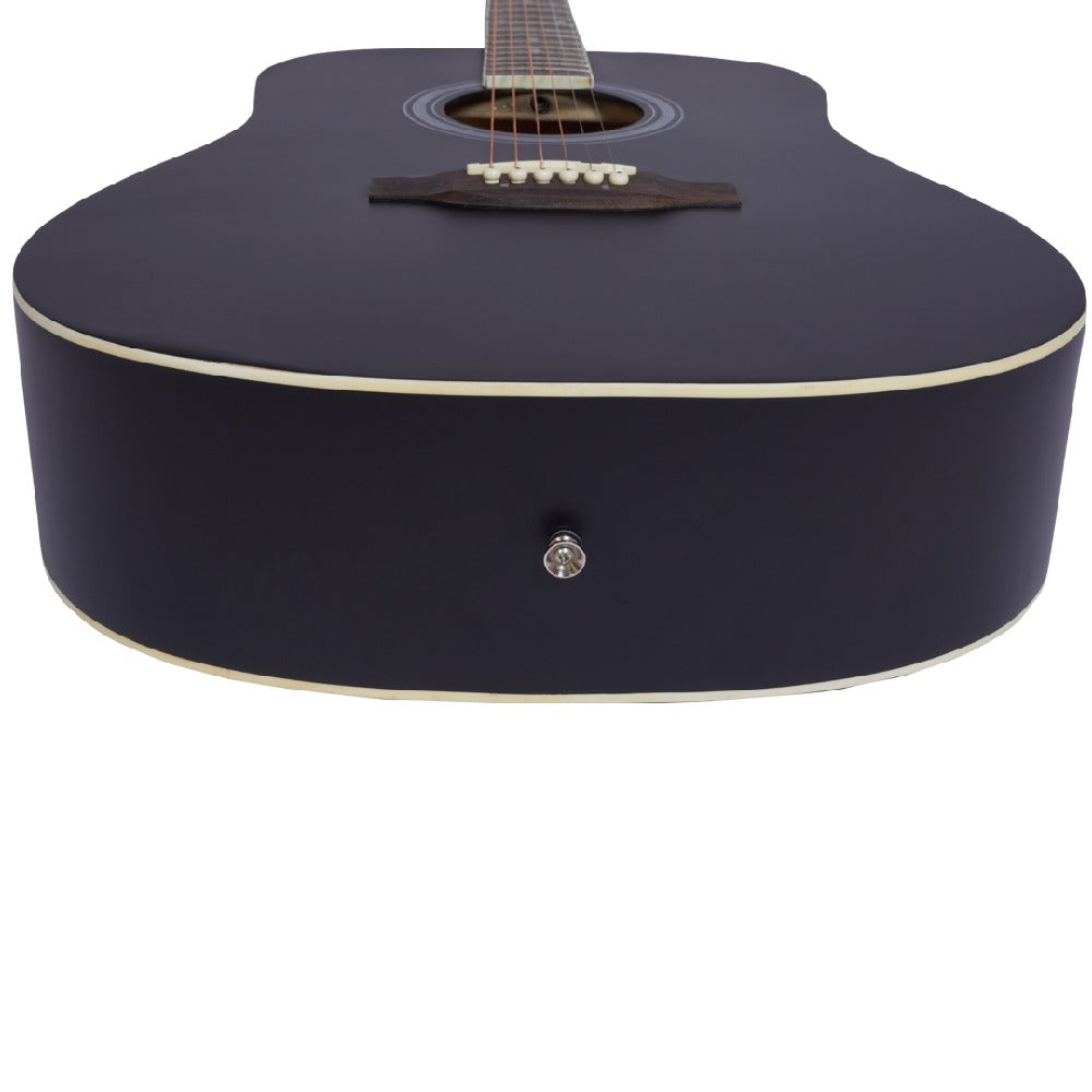Vault Acoustic Guitars Vault DA20 Dreadnought Acoustic Guitar Kit #color_matt-black 
