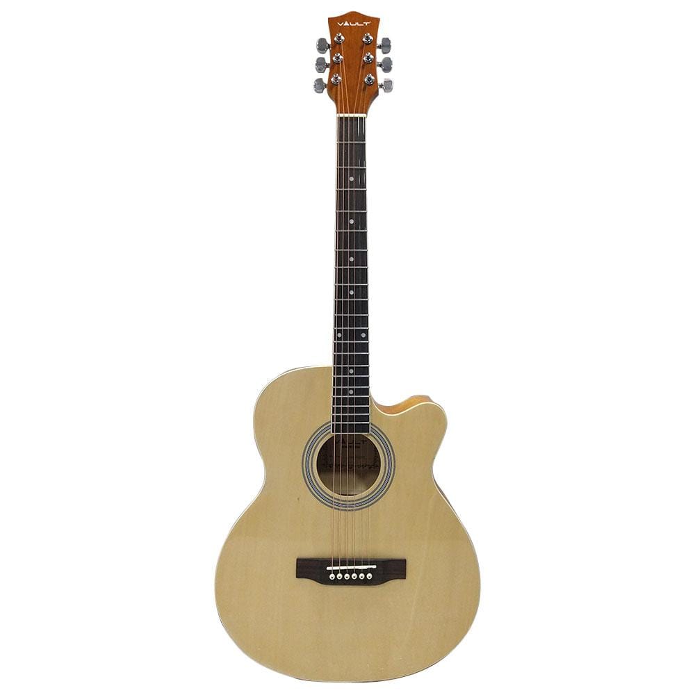 Vault Acoustic Guitars Vault EA-20 Learn to Play Kit 40 inch Cutaway Acoustic Guitar - Open Box