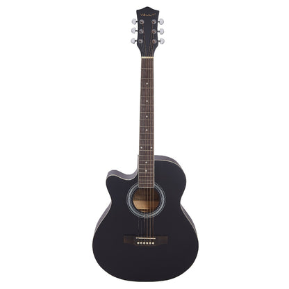 Vault Acoustic Guitars Vault EA20 Beginner Acoustic Guitar Learning Kit – Includes 3 Free Lessons & Accessories