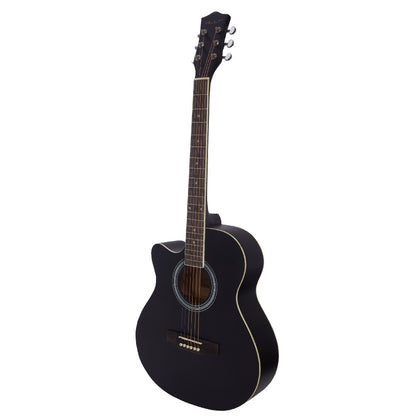 Vault Acoustic Guitars Vault EA20 Beginner Acoustic Guitar Learning Kit – Includes 3 Free Lessons & Accessories