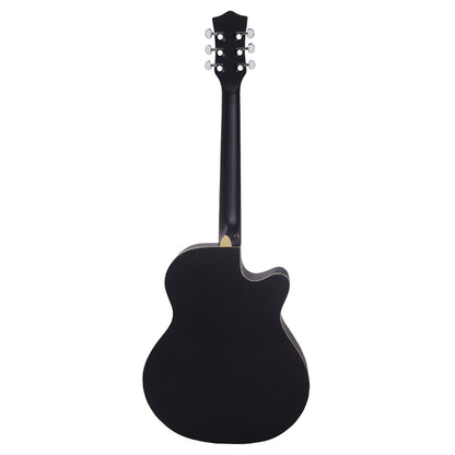 Vault Acoustic Guitars Vault EA20 Beginner Acoustic Guitar Learning Kit – Includes 3 Free Lessons & Accessories
