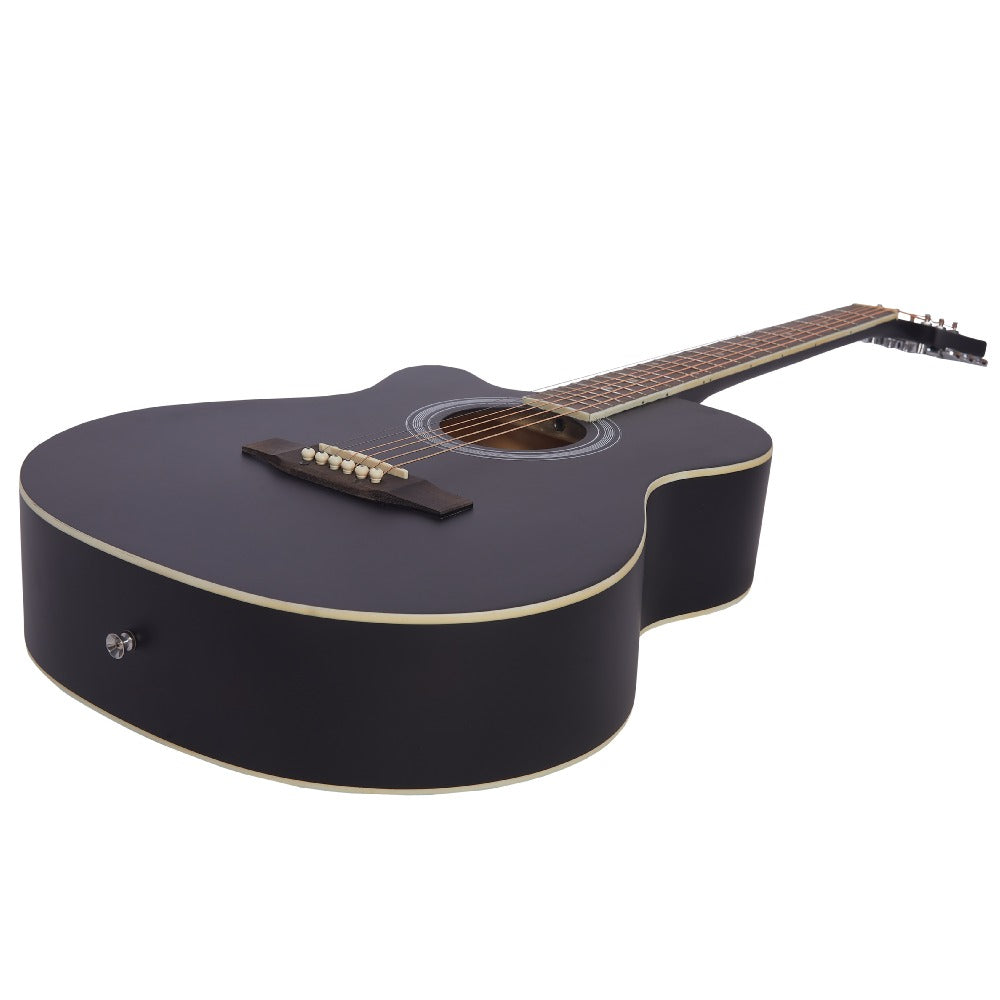 Vault Acoustic Guitars Vault EA20 Beginner Acoustic Guitar Learning Kit – Includes 3 Free Lessons & Accessories