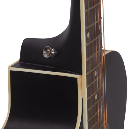 Vault Acoustic Guitars Vault EA20 Beginner Acoustic Guitar Learning Kit – Includes 3 Free Lessons & Accessories