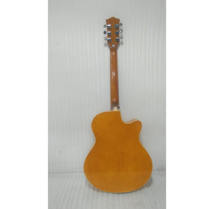 vault acoustic guitars vault ea20 guitar kit with learn to play ebook, bag, strings, straps, picks, string winder & polishing cloth - 40 inch cutaway acoustic guitar - left handed - open box b stock #barcode_