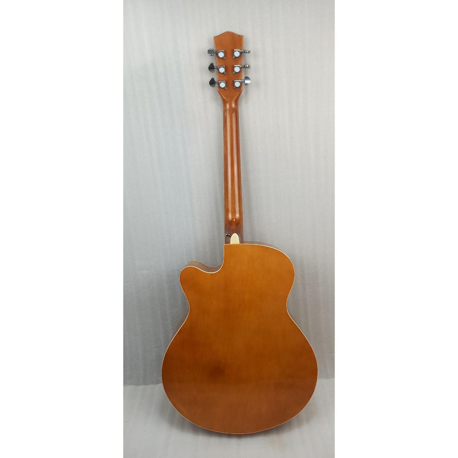 Vault Acoustic Guitars Vault EA20 Guitar Kit with Learn to Play Ebook, Bag, Strings, Straps, Picks, String winder & Polishing Cloth - 40 inch Cutaway Acoustic Guitar - Open Box B Stock #barcode_202501029411