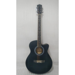 Vault Acoustic Guitars Vault EA20 Guitar Kit with Learn to Play Ebook, Bag, Strings, Straps, Picks, String winder & Polishing Cloth - 40 inch Cutaway Acoustic Guitar - Open Box B Stock
