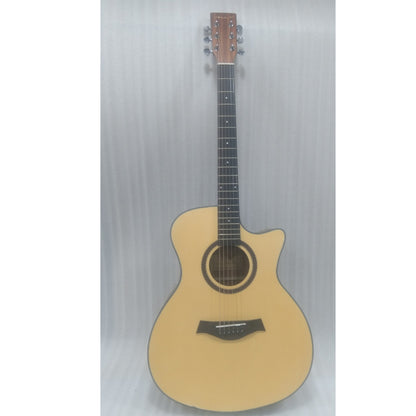 Vault Acoustic Guitars Vault EA25 Grand Auditorium Shape Acoustic Guitar with Bubinga Back and Sides - Open Box B Stock