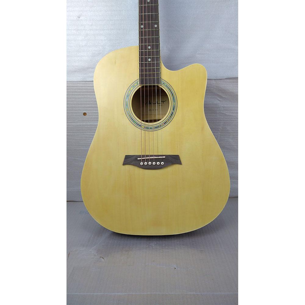 vault acoustic guitars vault ed-10c 41 inch cutaway acoustic guitar - natural - open box b stock   
